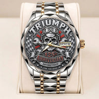 Vintage Skull Rider Luxury Quartz Watch
