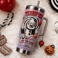 Creepy Carnival Clown Starry 40oz Tumbler