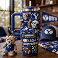 Provo Cougar Football Starry 40oz Tumbler