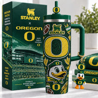 Eugene Duck Football Starry 40oz Tumbler