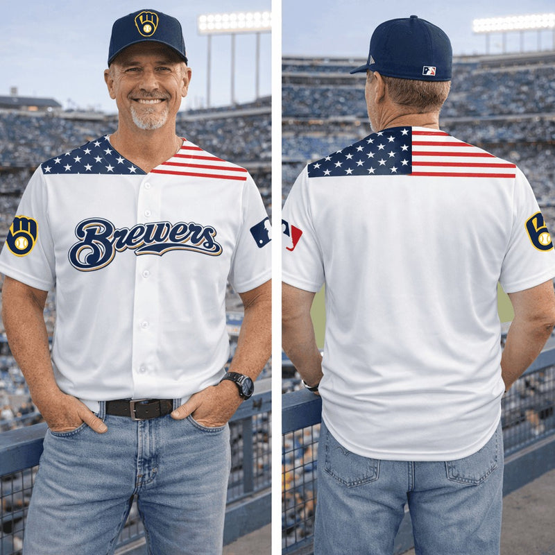 Milwaukee Stars Stripes Baseball Jersey