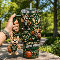 Milwaukee Basketball Gilded 40oz Tumbler