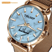 TRUMP Watch 2026 Luxury Gold - Deep Sea Dial - Gift Watch for Women