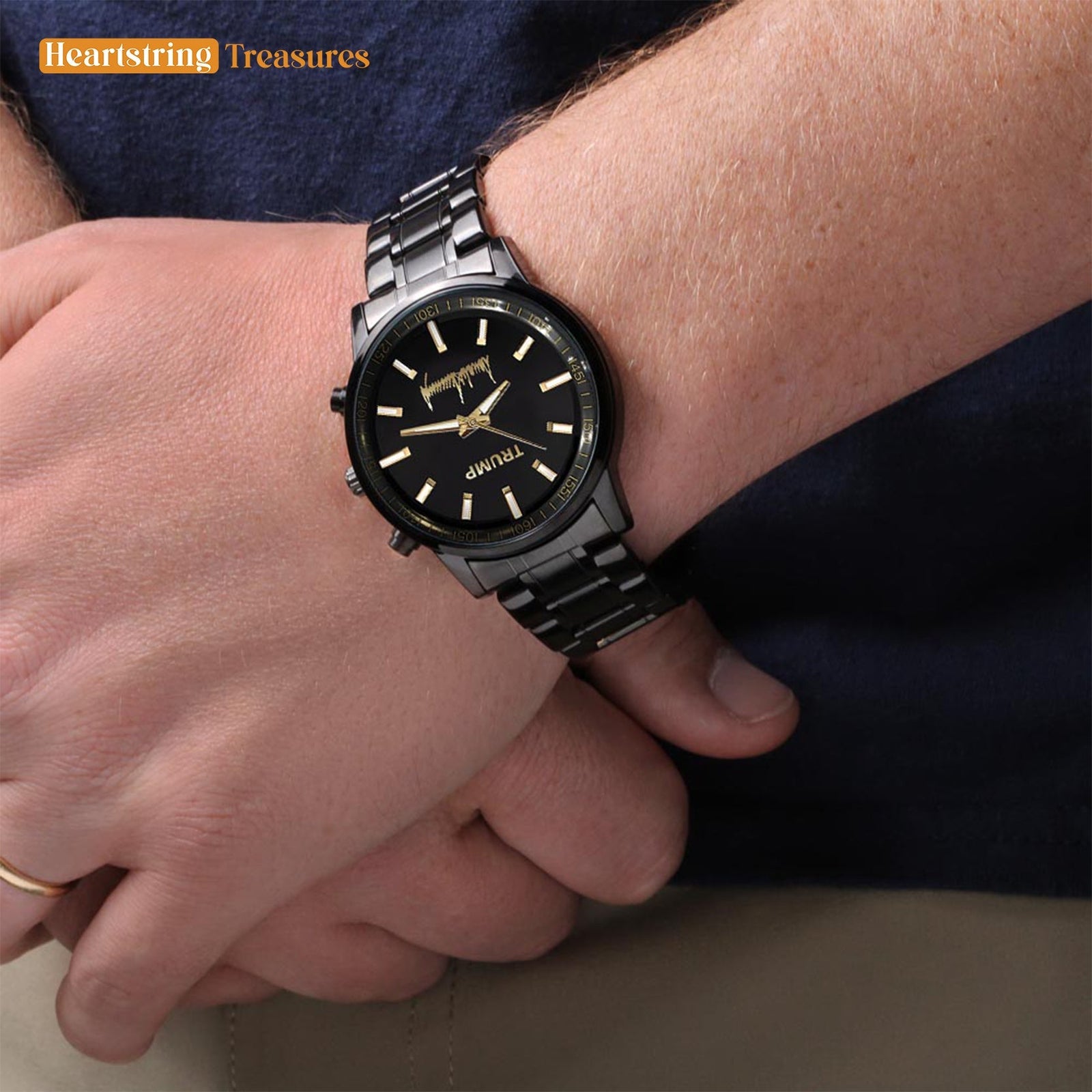 TRUMP Watch 2025 - Black Monarch - Gift Watch for Fans