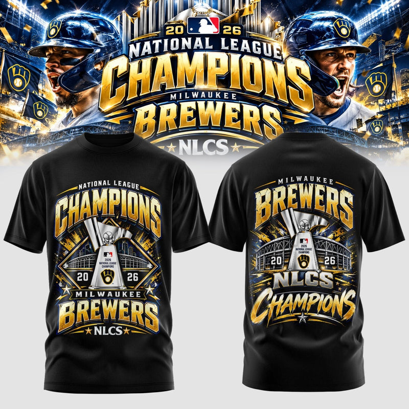 Milwaukee Trophy Black Baseball T-Shirt