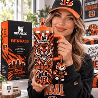 Cincinnati Football Rhinestone 40oz Tumbler