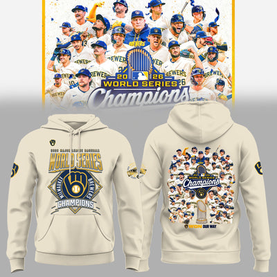 Milwaukee Cream Baseball Hoodie