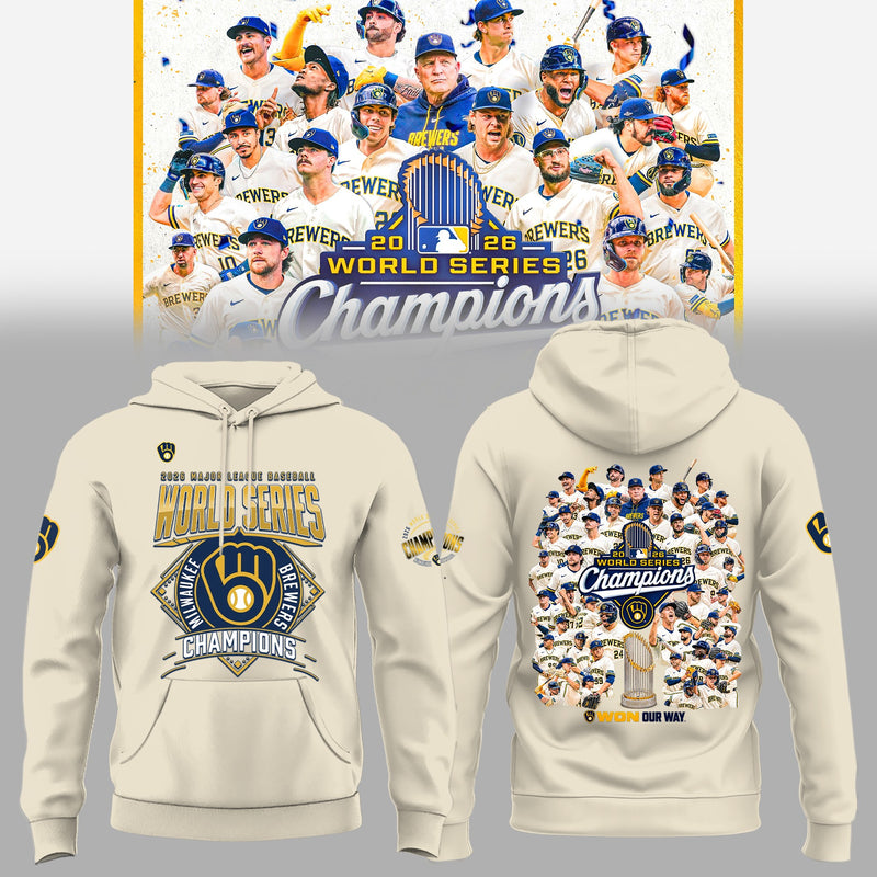 Milwaukee Cream Baseball Hoodie