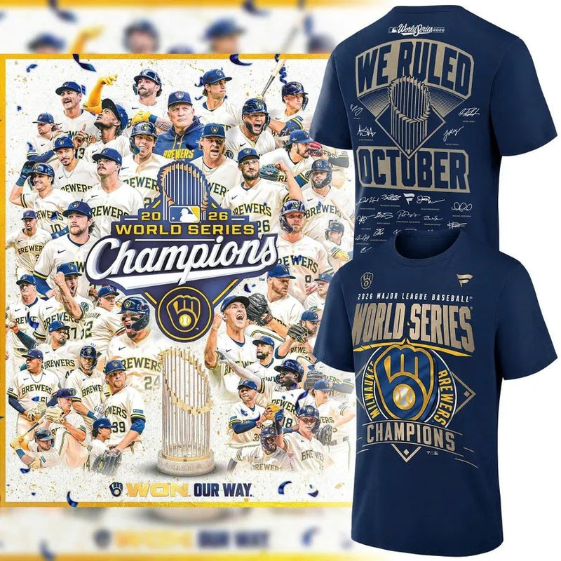Milwaukee Navy Diamond Baseball T-Shirt