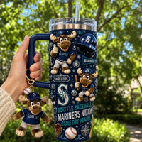 Seattle Baseball Gilded 40oz Tumbler