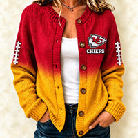 Kansas City Two-Tone Fade Women's Cardigan