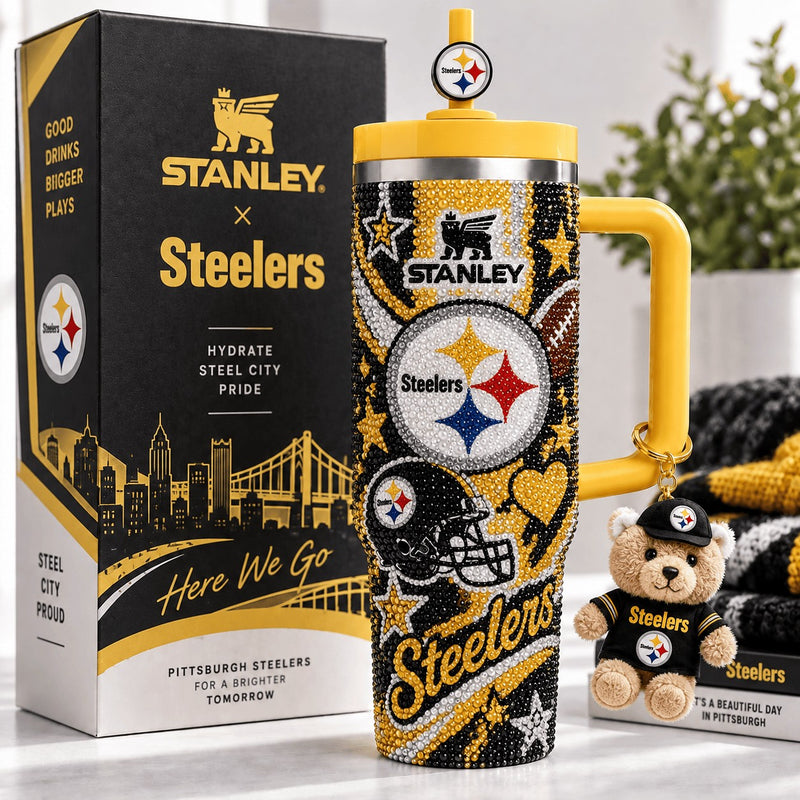 Pittsburgh Football Luxe 40oz Tumbler