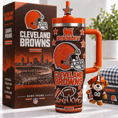 Cleveland Football Luxe 40oz Tumbler