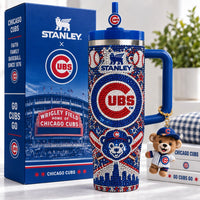 Chicago Baseball Starry 40oz Tumbler