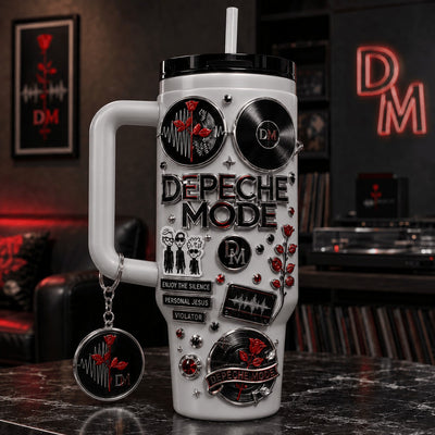 Synth Wave Rock Dazzle 40oz Tumbler