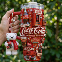 Classic Red Soda Dazzle 40oz Tumbler