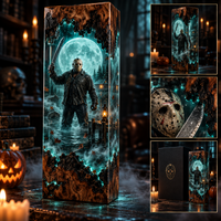 Crystal Lake Resin Lamp