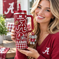 Tuscaloosa Crimson Glam 40oz Tumbler