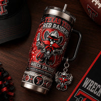 Lubbock Red Raider Glam 40oz Tumbler