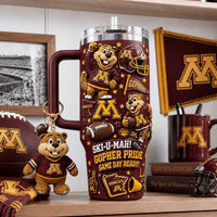 Minnesota Gopher Football Gilded 40oz Tumbler