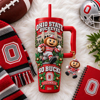 Columbus Buckeye Football Glam 40oz Tumbler