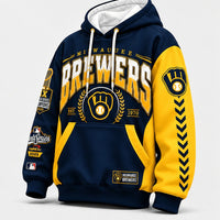 Milwaukee Gold Trim Baseball Hoodie