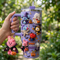 Spooky Cute Halloween Dazzle 40oz Tumbler