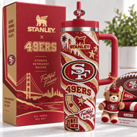 San Francisco Football Jewel 40oz Tumbler