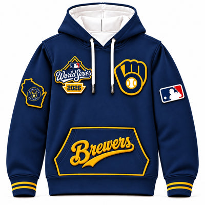 Milwaukee Script Baseball Hoodie