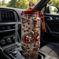 San Francisco Football Starry 40oz Tumbler
