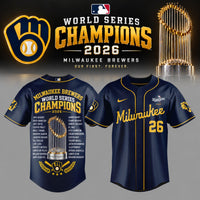 Milwaukee Navy Baseball Jersey