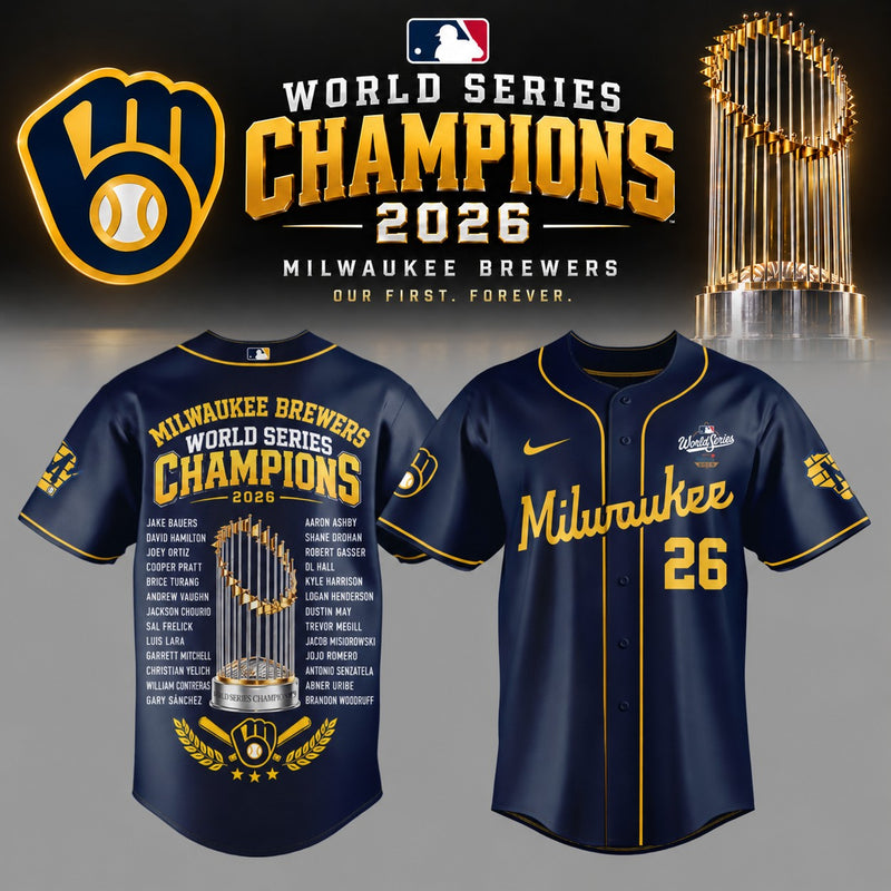 Milwaukee Navy Baseball Jersey