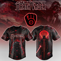 Milwaukee Galaxy Night Red Saber Baseball Jersey