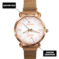 Custom Wrist Watches For Ladies - Rose Gold Watches For Ladies