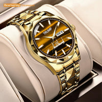TRUMP Watch 2026 Luxury Gold – Dark Brown Dial – Gold Watch for Men