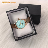TRUMP 45-47 Watch 2026 Luxury Gold – Serene Jade Dial – Gold Watch for Women