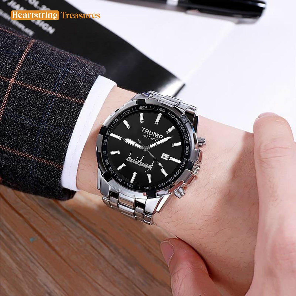 TRUMP Watch 45 - 47 Stainless steel - Dark Night Dial