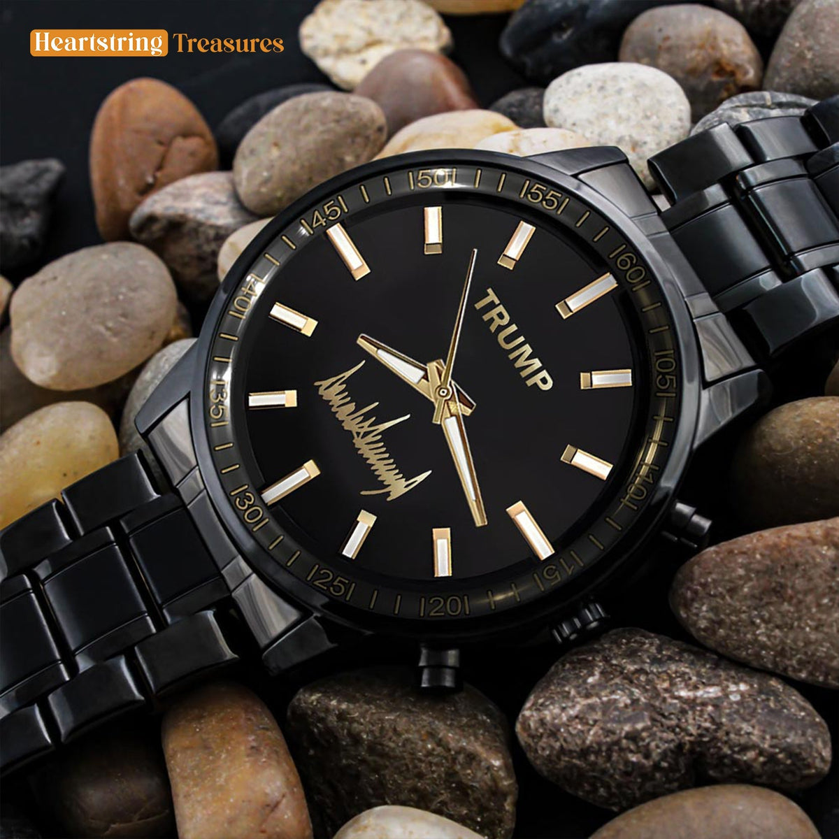 TRUMP Watch 2025 - Black Monarch - Gift Watch for Fans