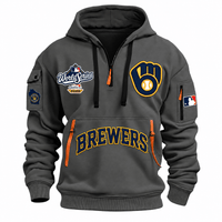 Milwaukee Baseball Half Zip Hoodie
