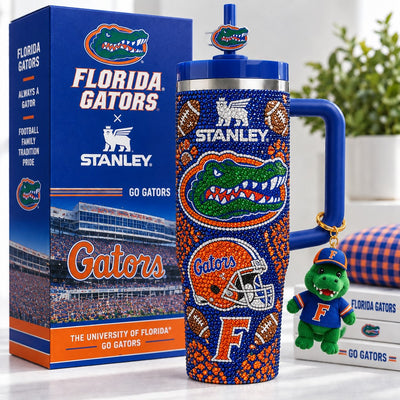 Gainesville Gator Football Jewel 40oz Tumbler
