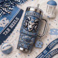 Carolina Tar Heel Blue Jewel 40oz Tumbler