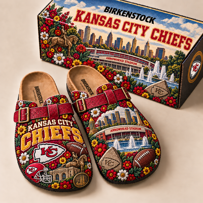 Kansas City Gameday Bloom Clogs