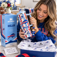 Buffalo Football Fan Rhinestone 40oz Tumbler