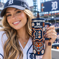 Detroit Baseball Bling 40oz Tumbler