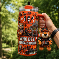 Cincinnati Football Jewel 40oz Tumbler