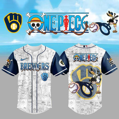 Milwaukee Pirate Manga Night White Baseball Jersey