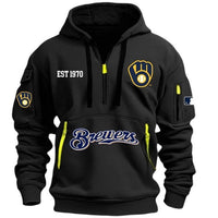 Milwaukee White Baseball Hoodie