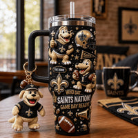 New Orleans Football Dazzle 40oz Tumbler