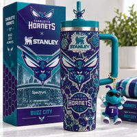 Charlotte Basketball Dazzle 40oz Tumbler