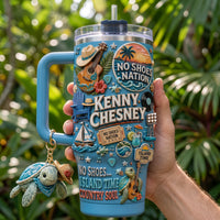 No Shoes Beach Country Starry 40oz Tumbler